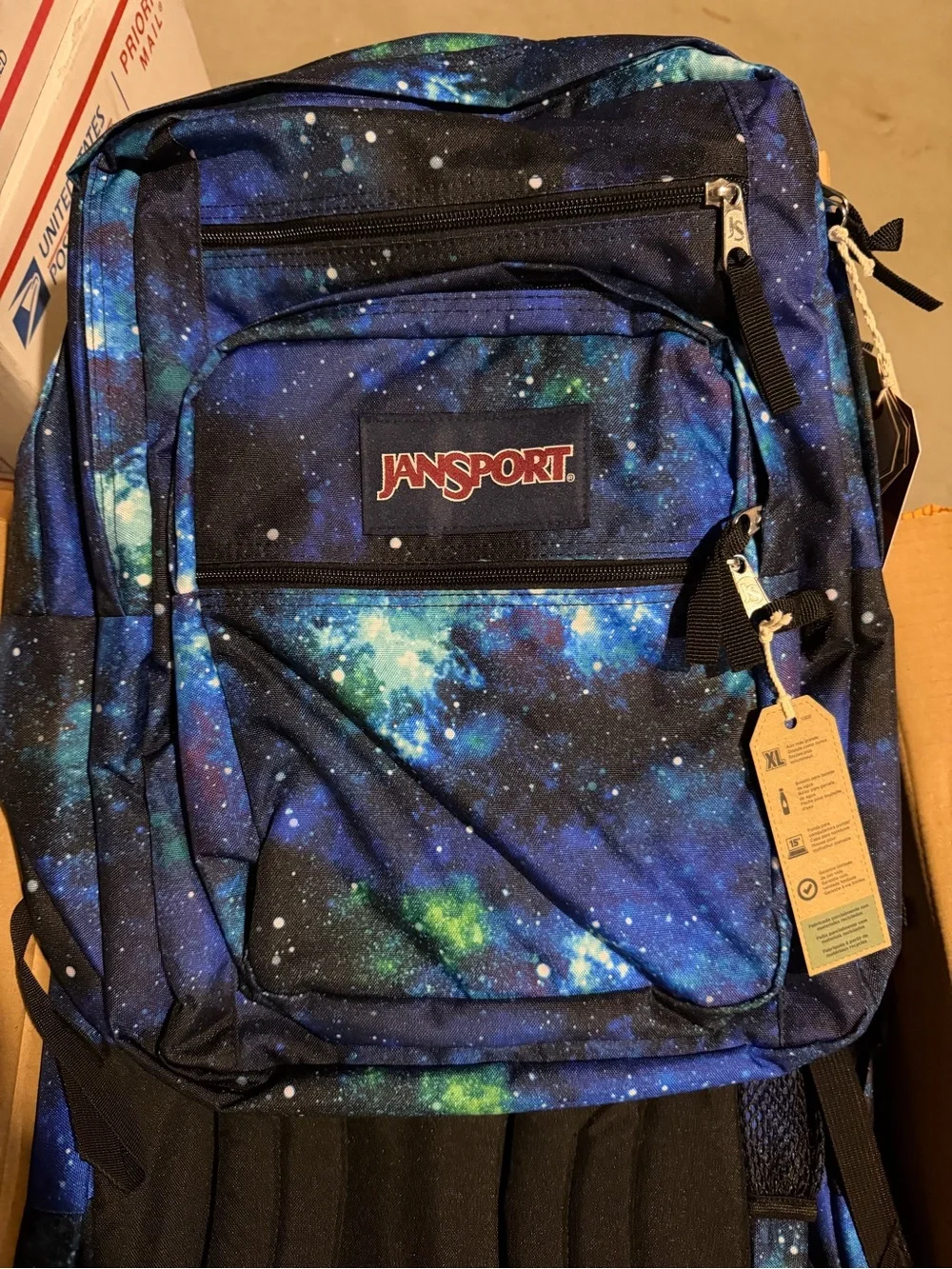 JanSport Galaxy Blue Big Student Backpack - NWT